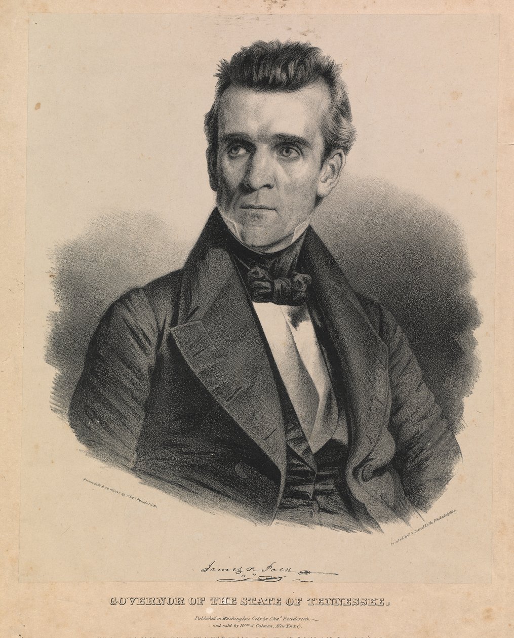 James K. Polk door Charles Fenderich