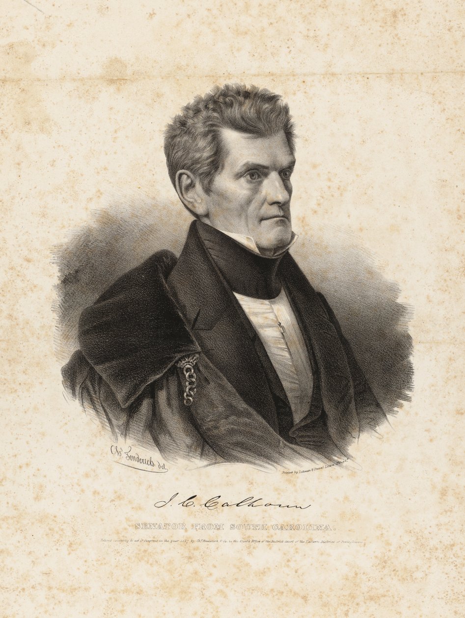 John C. Calhoun door Charles Fenderich