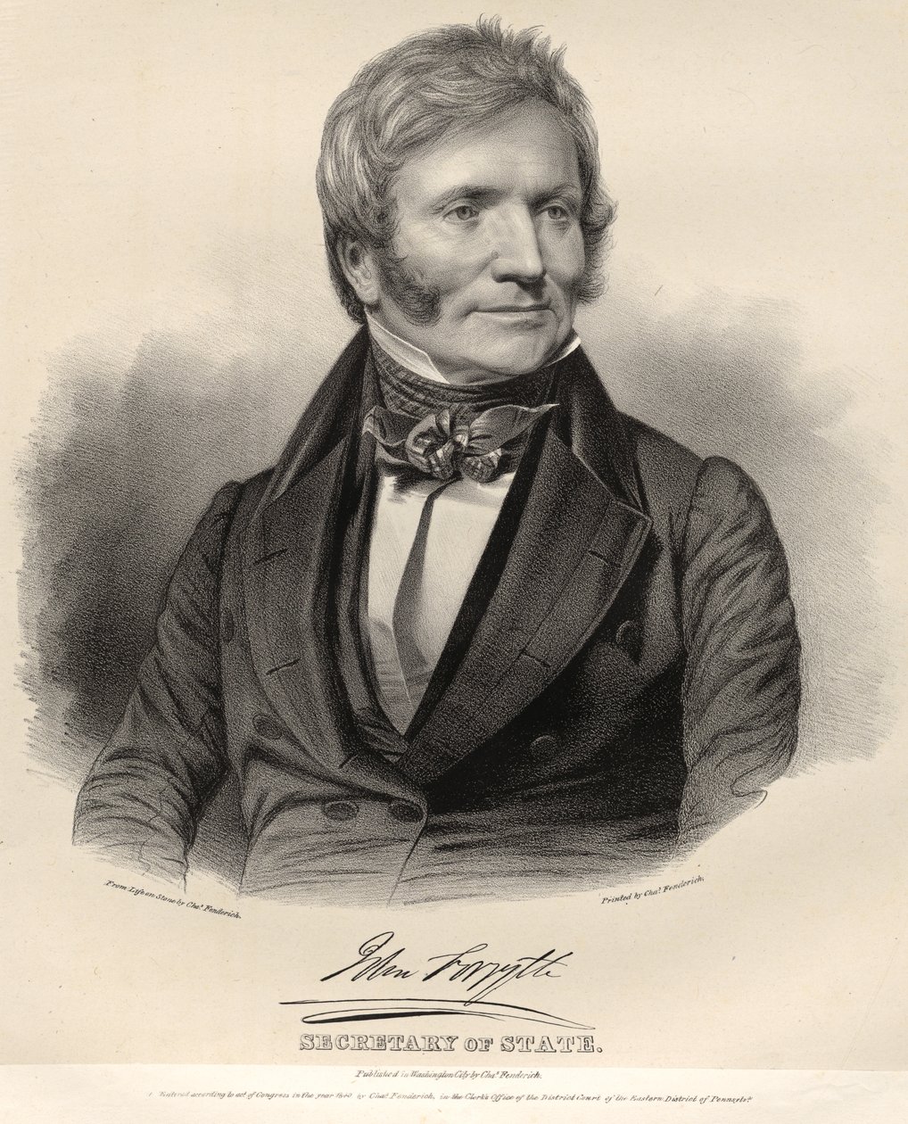 John Forsyth door Charles Fenderich