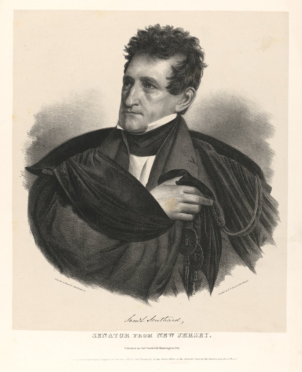 Samuel Lewis Southard door Charles Fenderich