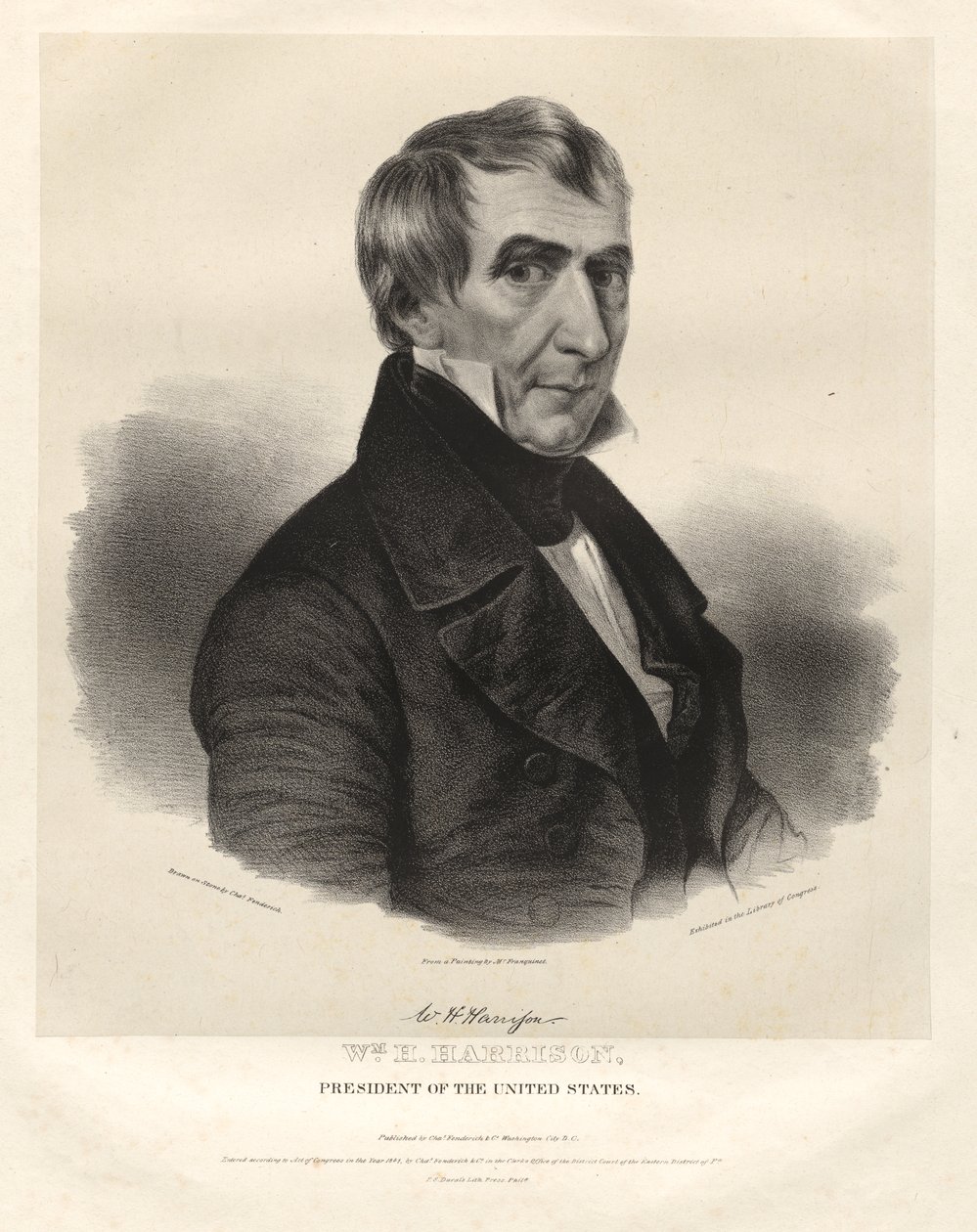 William Henry Harrison door Charles Fenderich