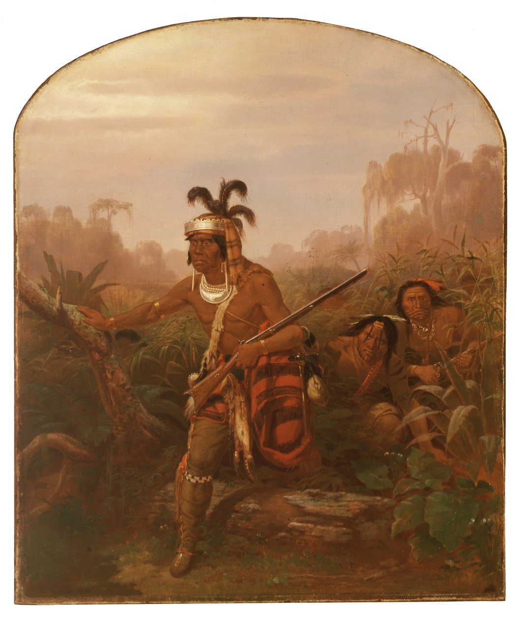 Chief Billy Bowlegs door Charles Ferdinand Wimar