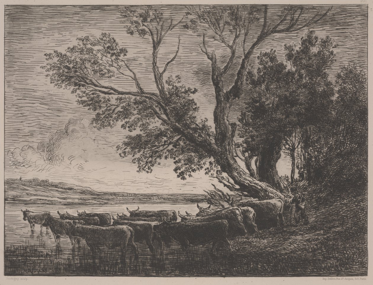 De Voorde door Charles Francois Daubigny