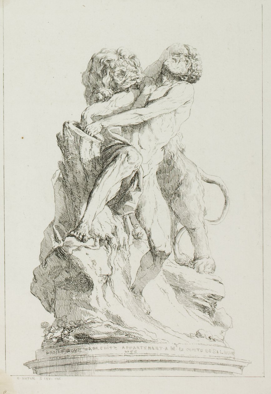 Milo van Croton door Charles Francois Hutin