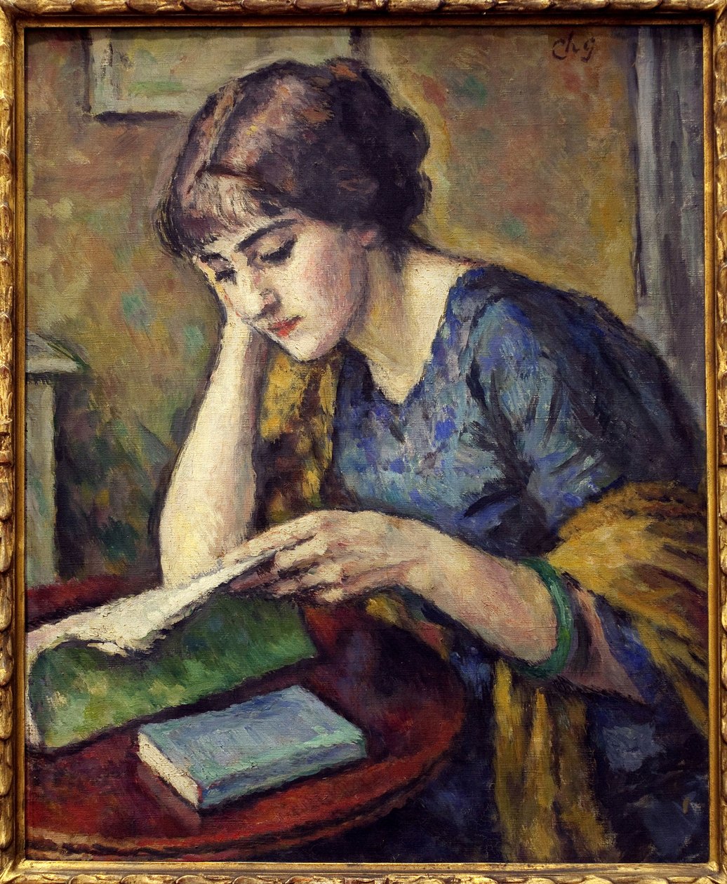 Lezen door Charles Guerin