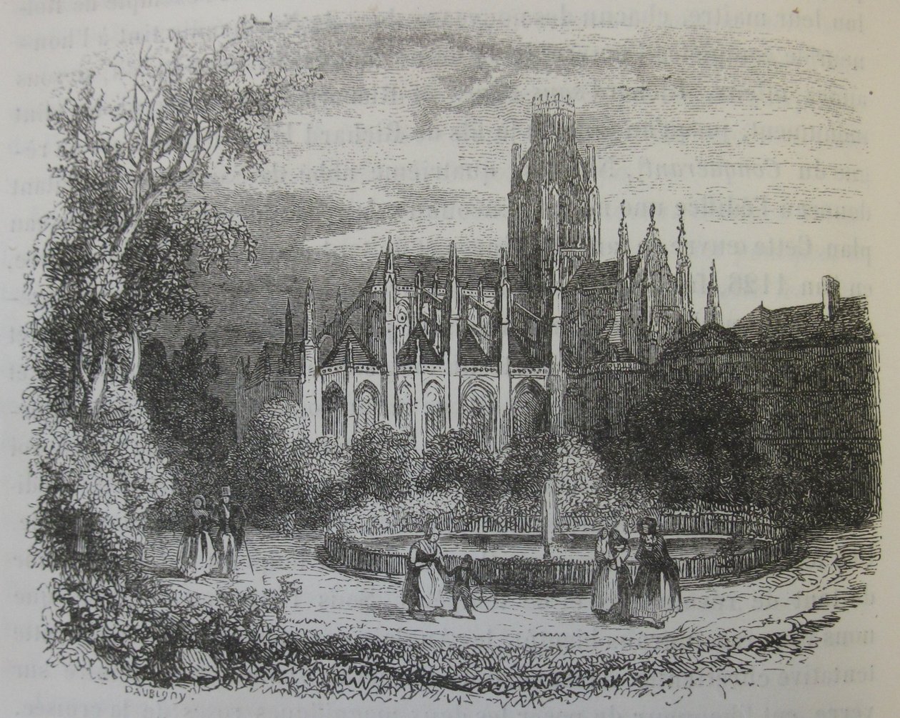 Normandië Jules Janin illustratie 52 door Charles Francois Daubigny