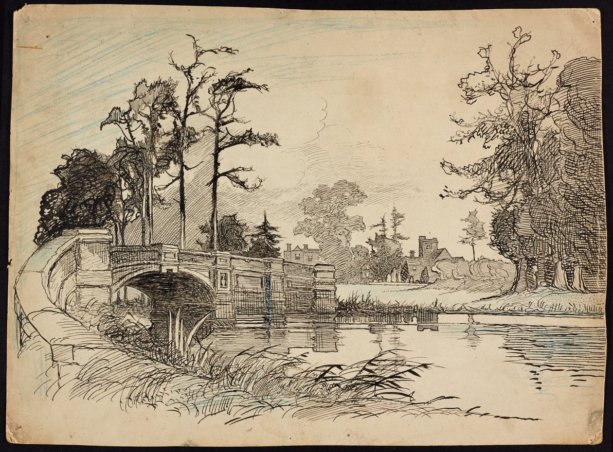 Cranford Park Brug, Hillingdon, Groot-Londen door Charles George Harper