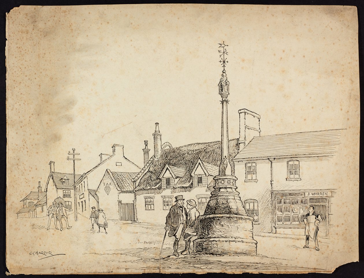 Stretham, Cambridgeshire door Charles George Harper