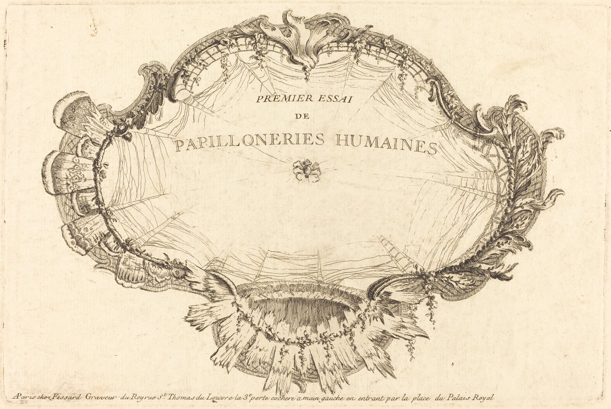 De Titel door Charles Germain de Saint Aubin