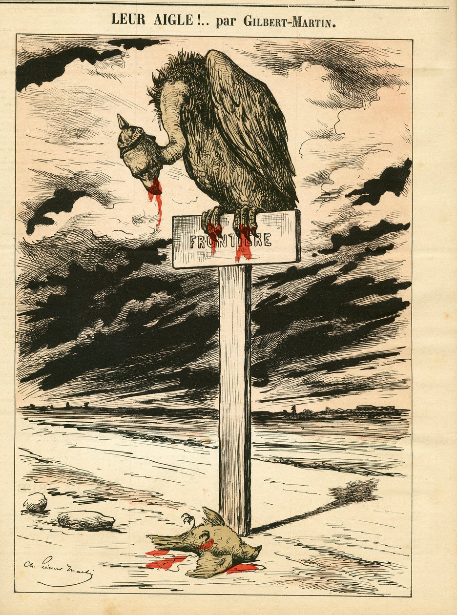 Omslag van Le Don Quixote, nummer 693, Satirique in kleuren door Charles Gilbert Martin