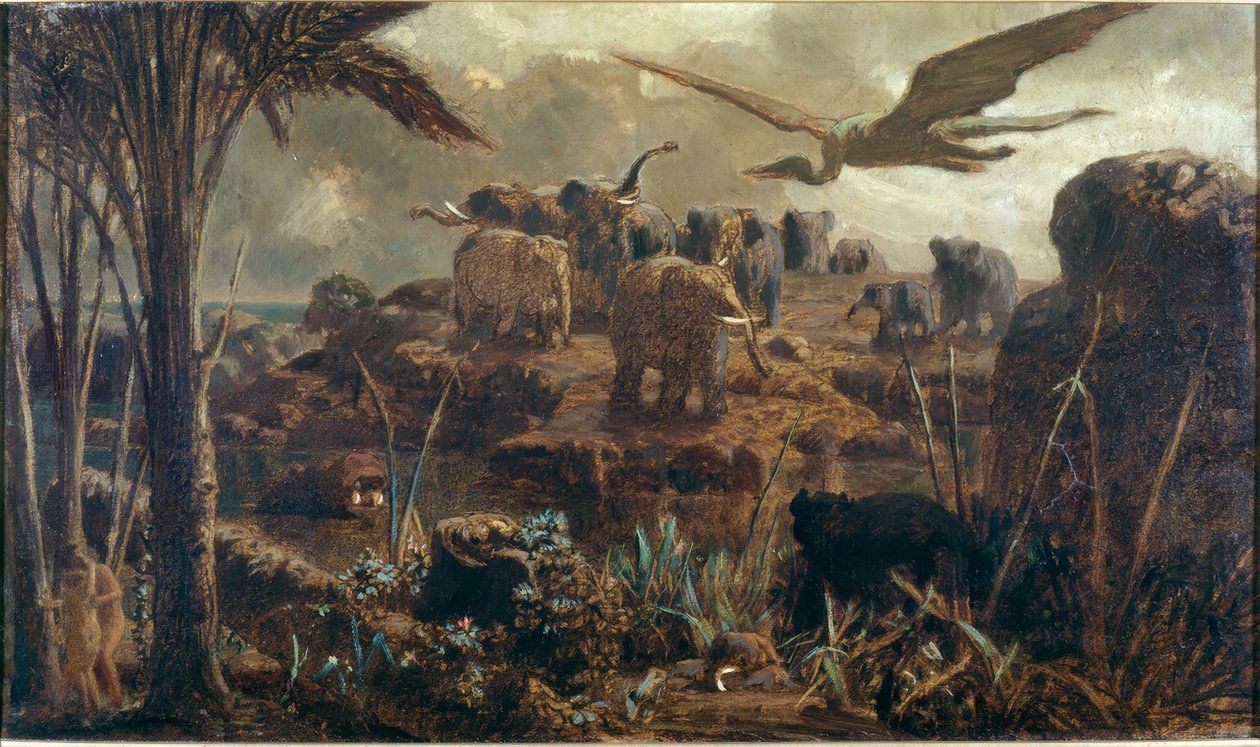 De olifanten door Charles Gleyre