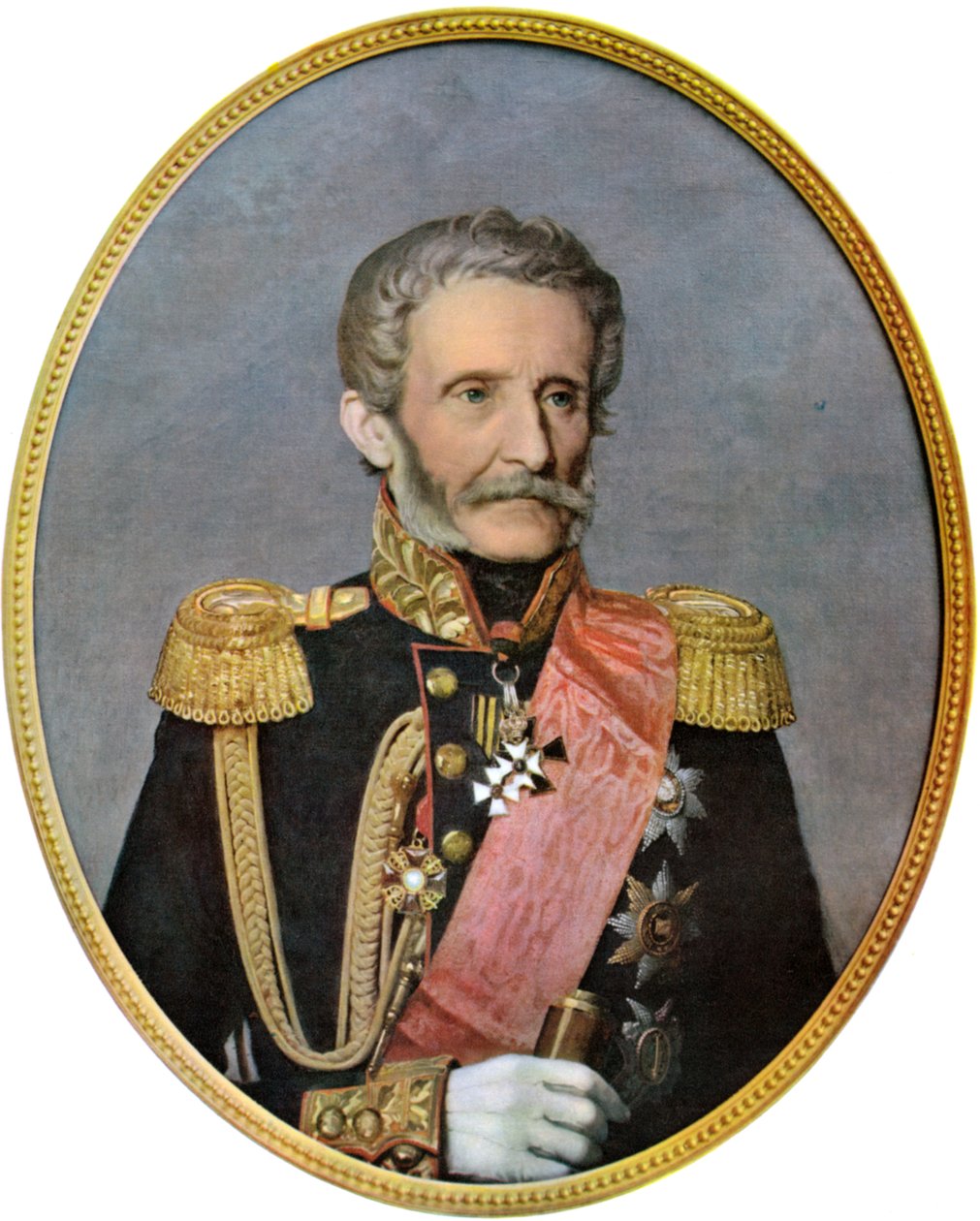 Gleyre Antoine Henri Jomini door Charles Gleyre