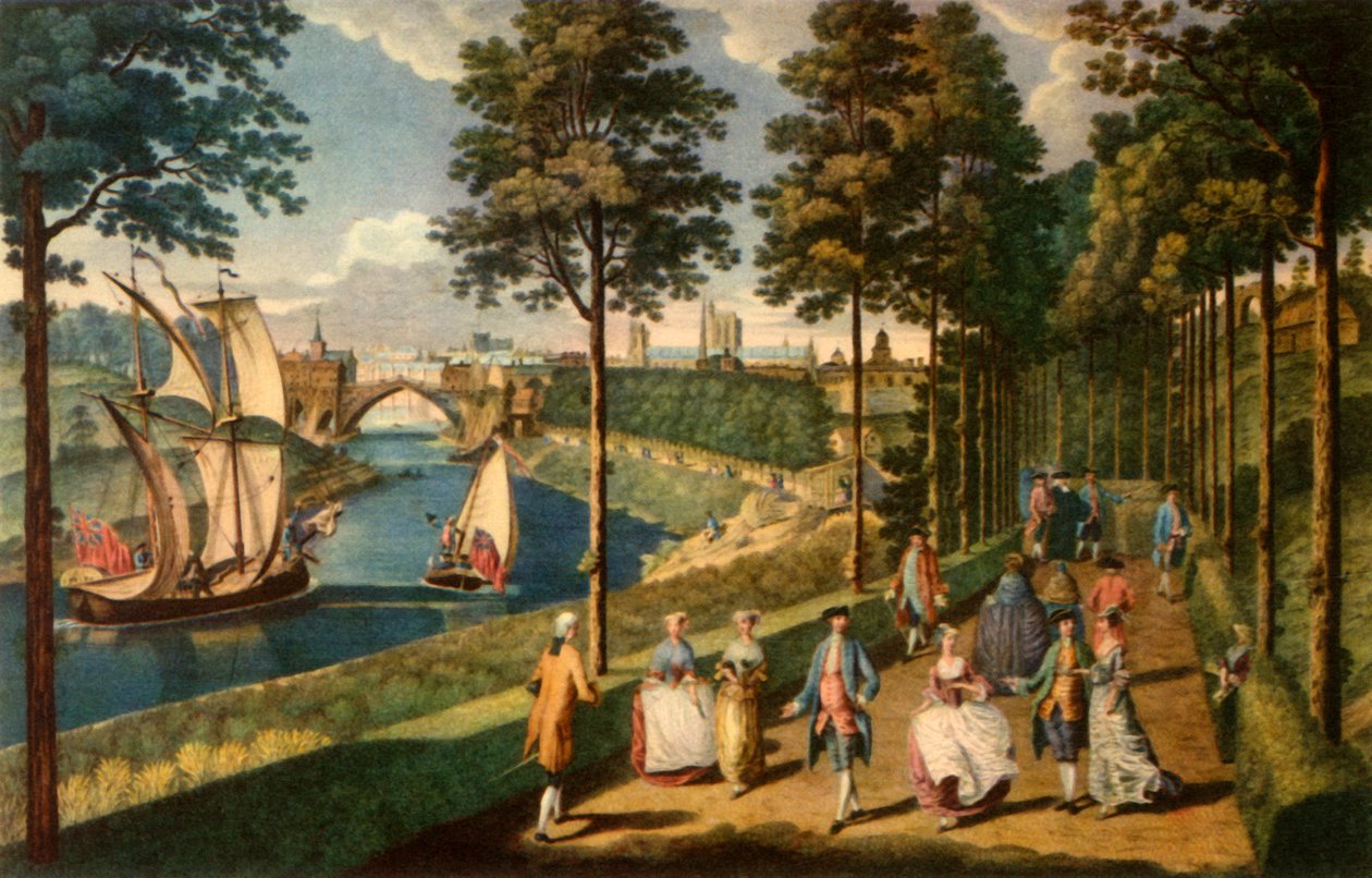 Zicht op York, 1756, 1943 door Charles Grignion