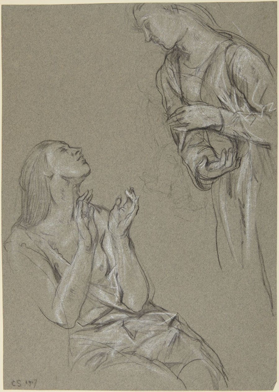 Studies van vrouwen door Charles Haslewood Shannon