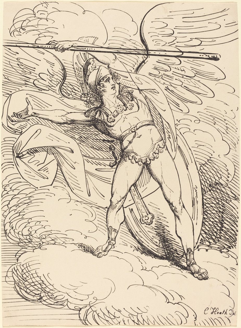Apollo als Krijger door Charles Heath