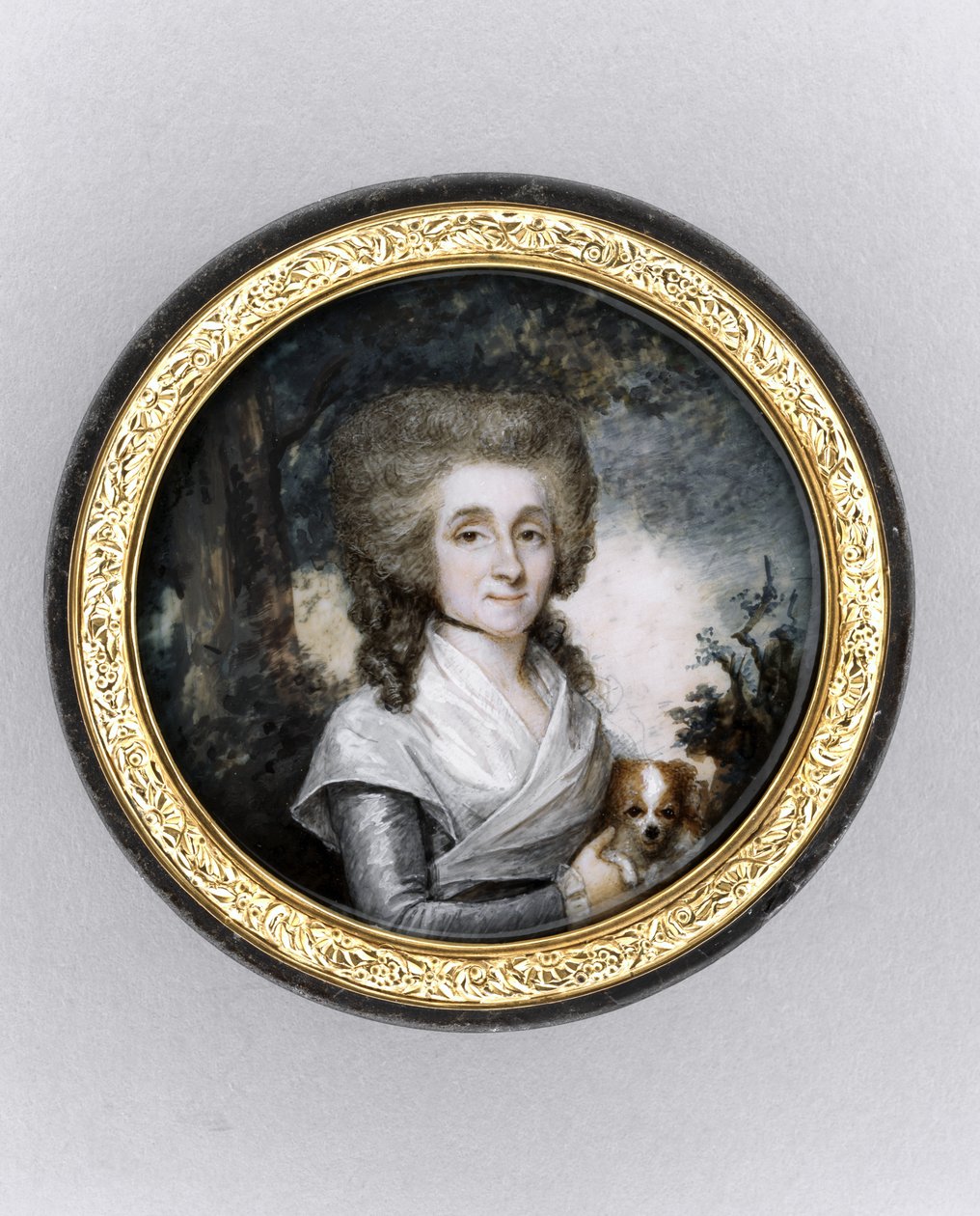 Doos met portret van een vrouw, c.1785 door Charles Hénard