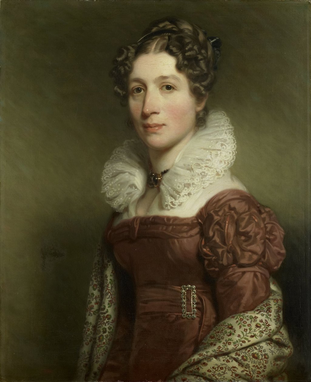Jacoba Vetter (1796-1830), vrouw van Pieter Meijer Warnars, Amsterdamse boekverkoper door Charles Howard Hodges