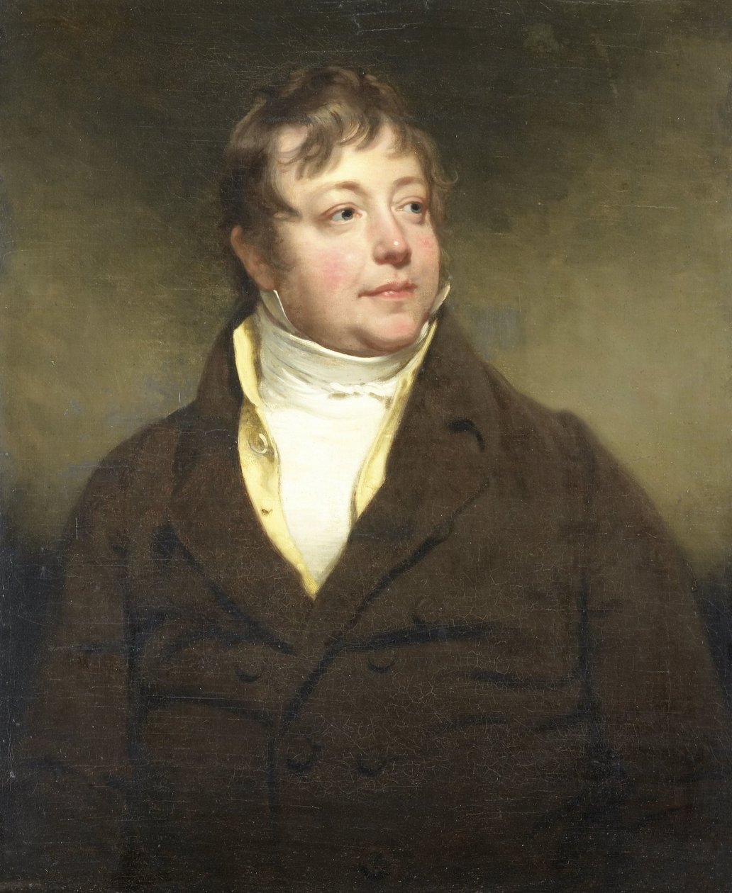 Portret van een man, misschien J.W. Beynen door Charles Howard Hodges