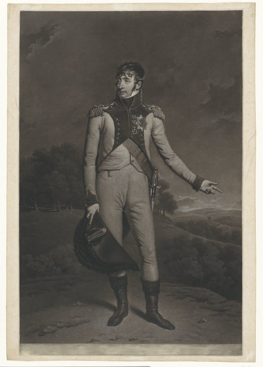 Portret van Lodewijk Napoleon, Koning van Holland door Charles Howard Hodges