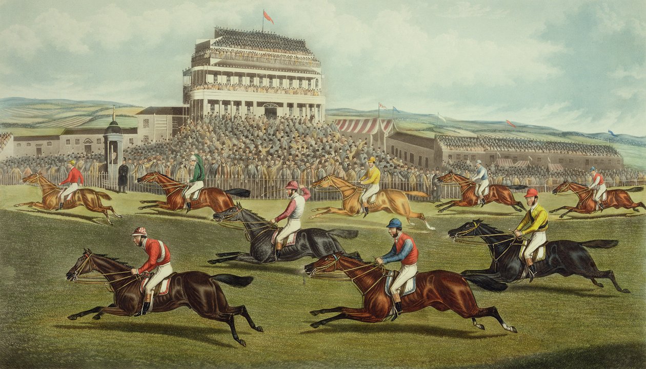 De Liverpool Grand National Steeplechase - Binnenkomst door Charles Hunt