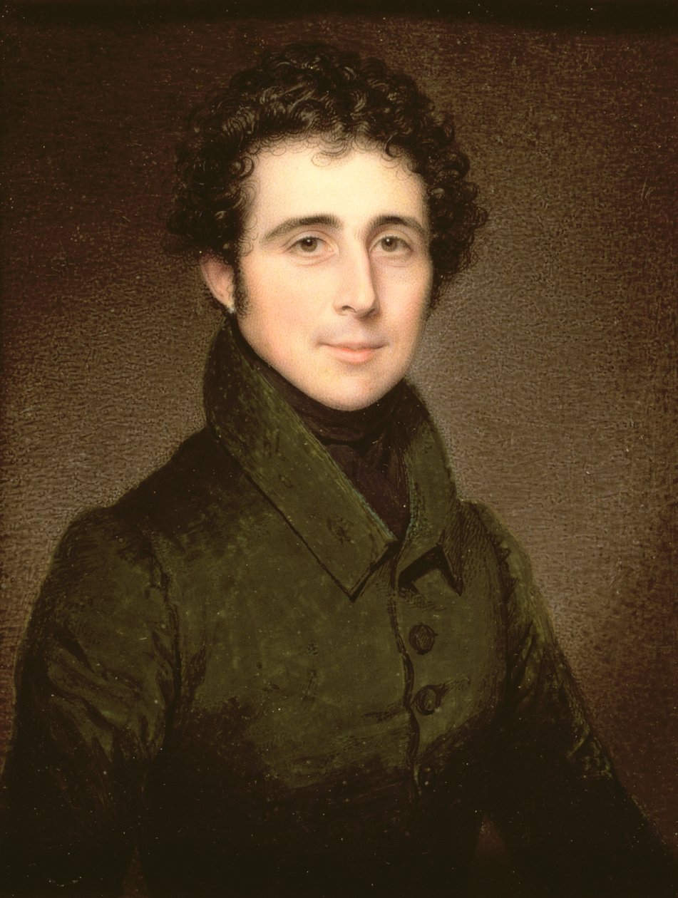 Sir Thomas William Holburne (1793-1874) van Menstrie Bart, 1827 door Charles Jagger