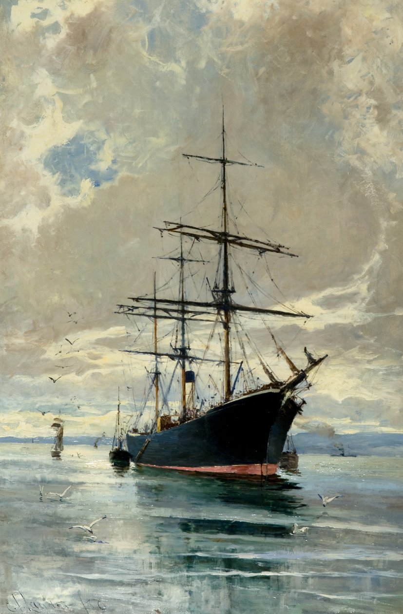 Voor anker door Charles James Lauder