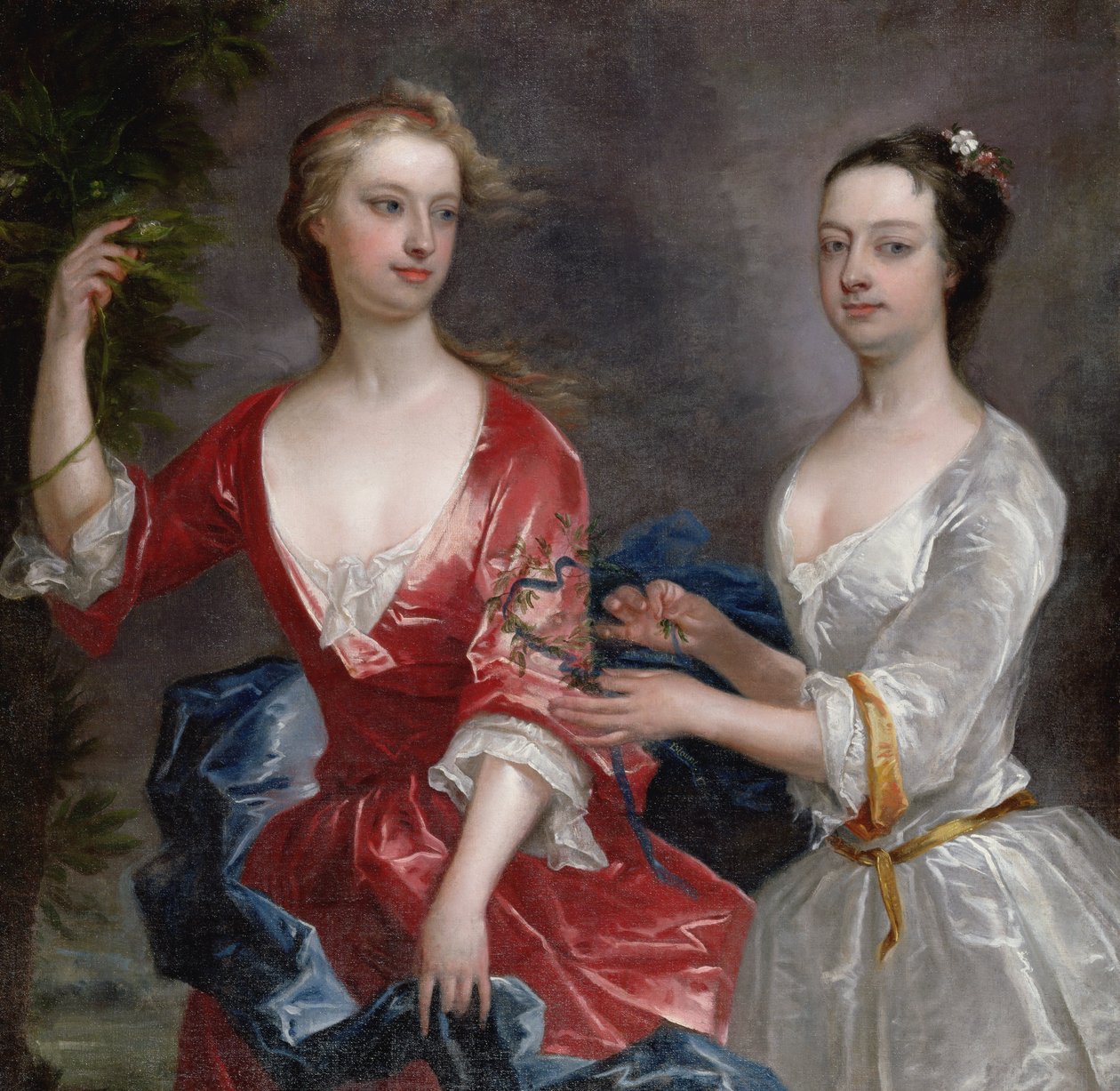 Martha en Teresa Blount door Charles Jervas