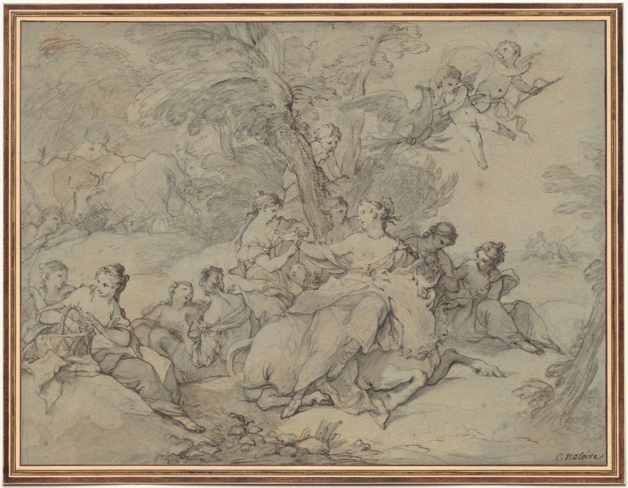 De Ontvoering van Europa door Charles Joseph Natoire