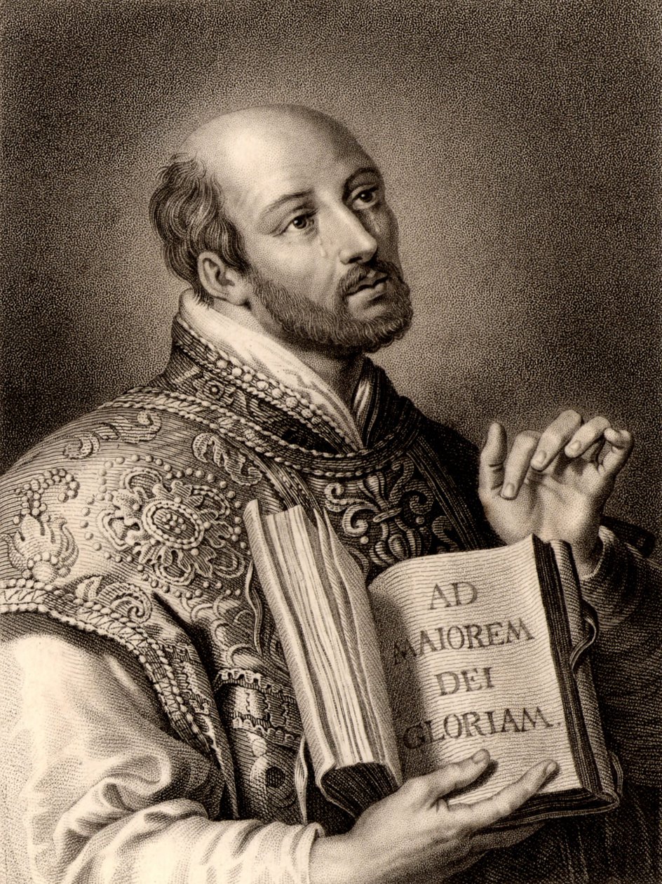 Portret van Ignatius Loyola door Charles Knight