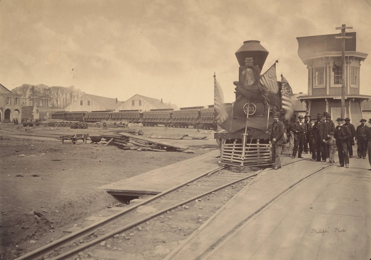 De Lincoln Begrafenistrein, Philadelphia, 22-24 april 1865 door Charles L. Philippi