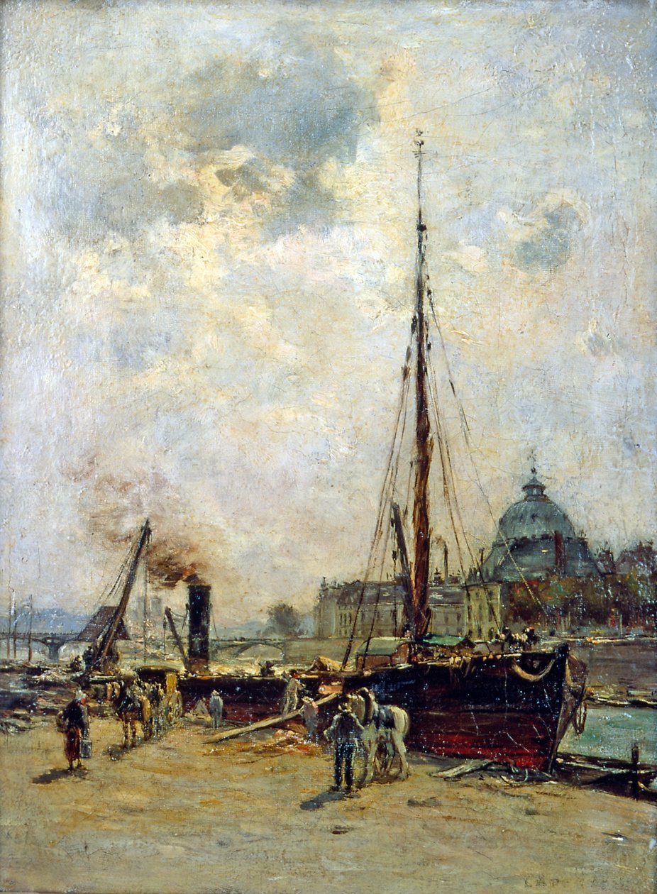 Zicht op het Instituut door Charles Lapostolet