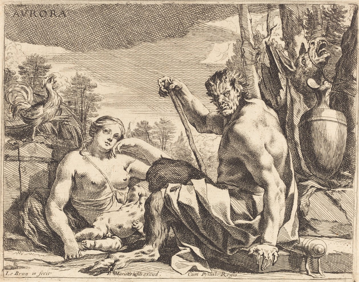 Aurora (Dageraad) door Charles Le Brun