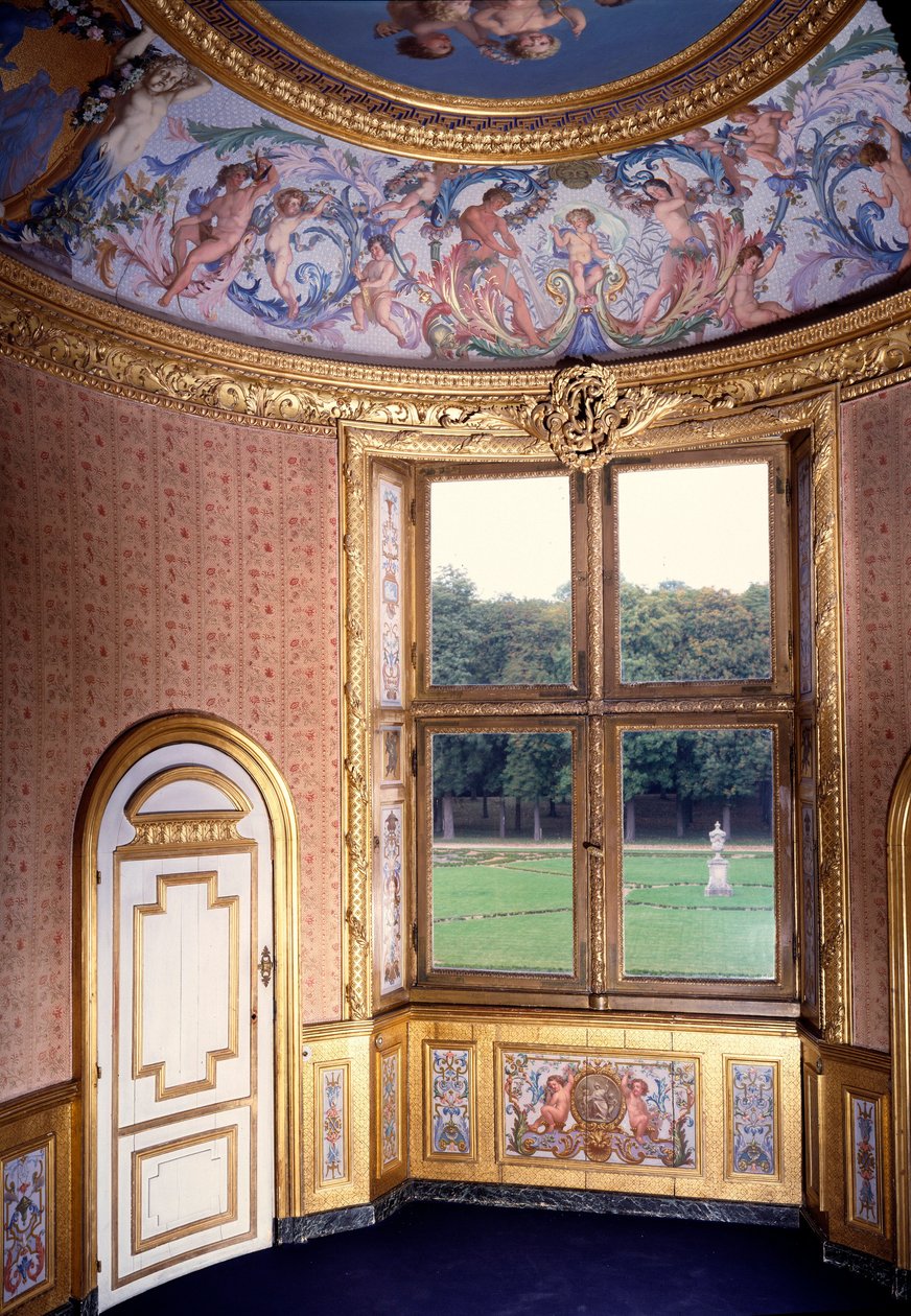 Badkamer in het kasteel van Vaux Le Visomte (Vaux-Le-Vicomte) door Charles Le Brun