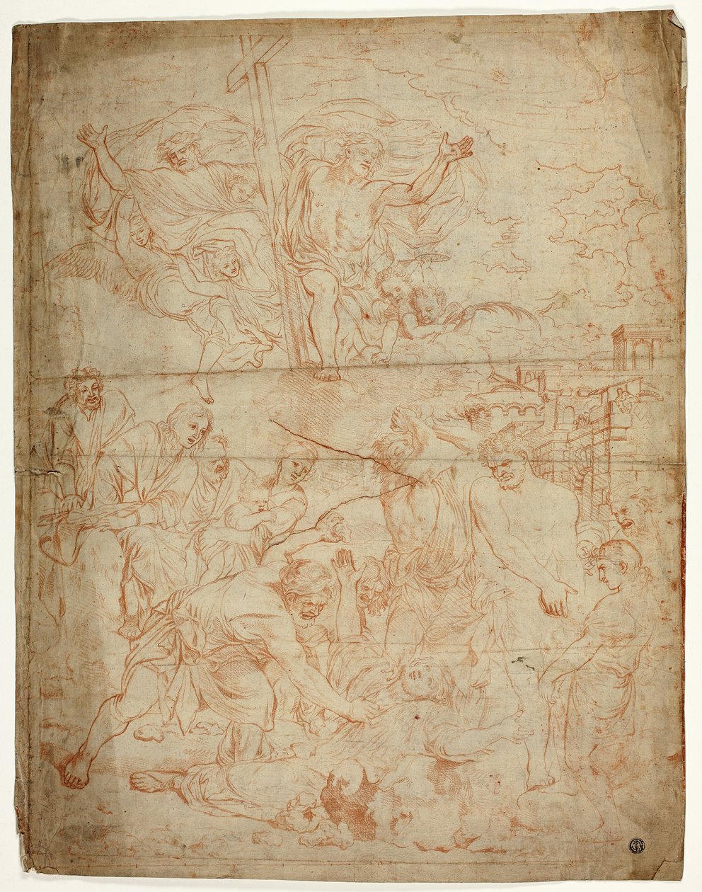 Steniging van Stefanus door Charles Le Brun