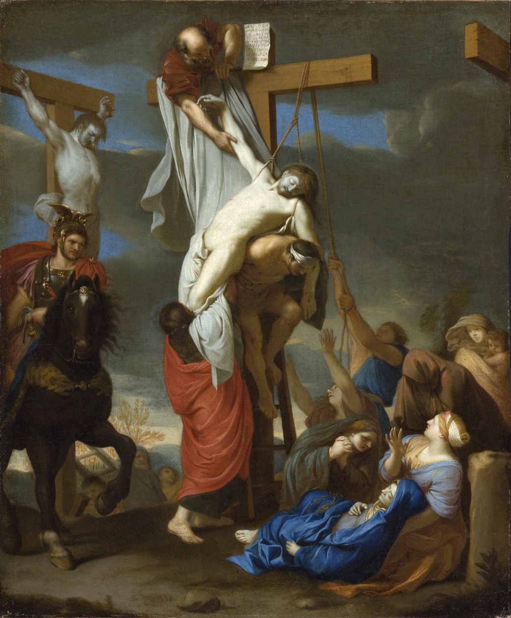 De afneming van het kruis door Charles Le Brun