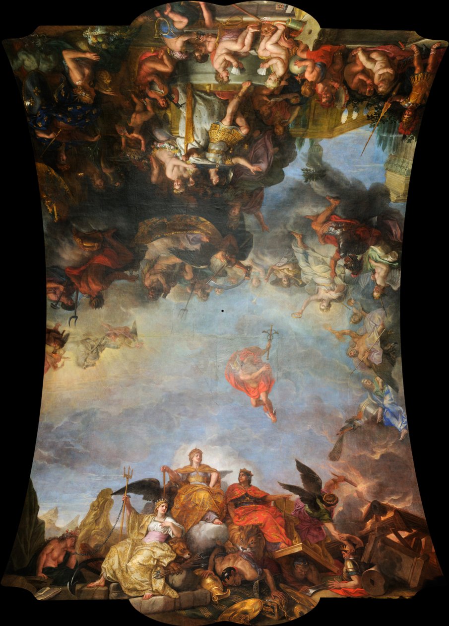 De koning regeert in zijn eentje, 1661 door Charles Le Brun