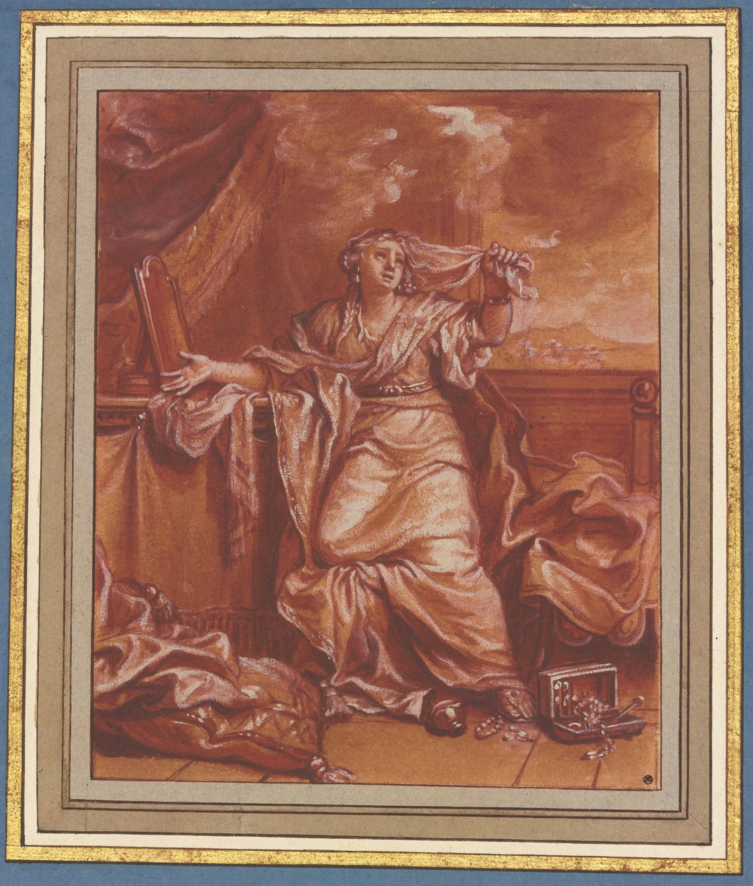 Die reuige Magdalena door Charles Le Brun