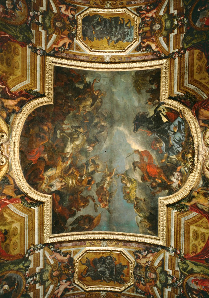 De doortocht van de Rijn ... door Charles Le Brun