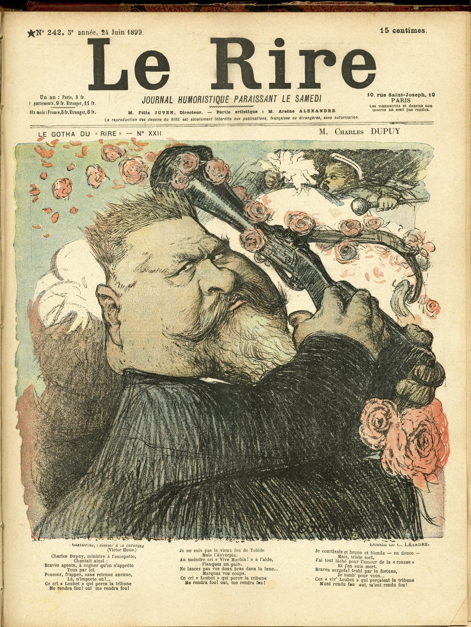 Illustratie van Charles Leandre (1862-1934) voor de omslag van Le Rire door Charles Leandre