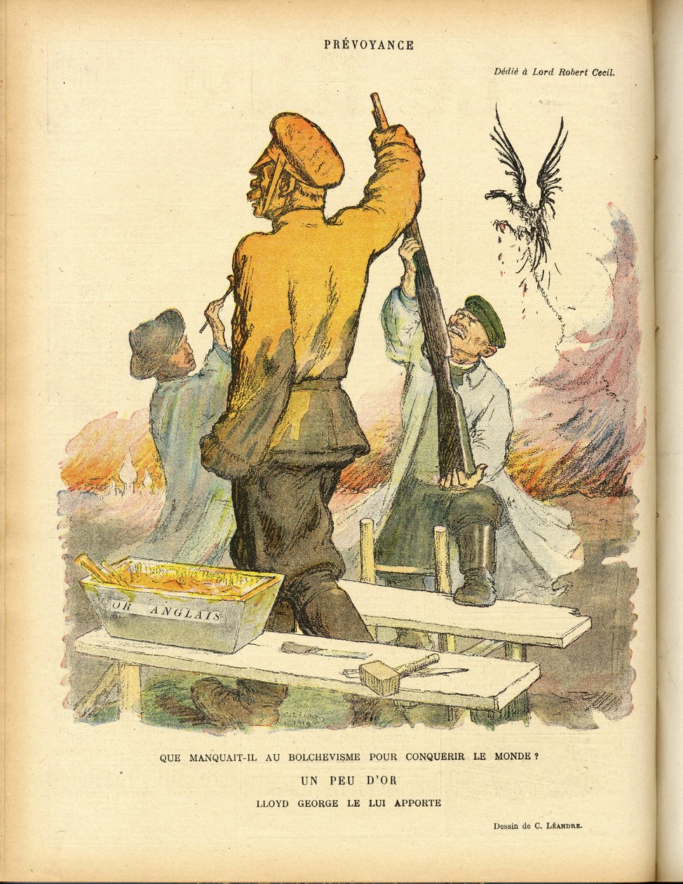 Illustratie van Charles Leandre (1862-1934) in Le Rire door Charles Leandre