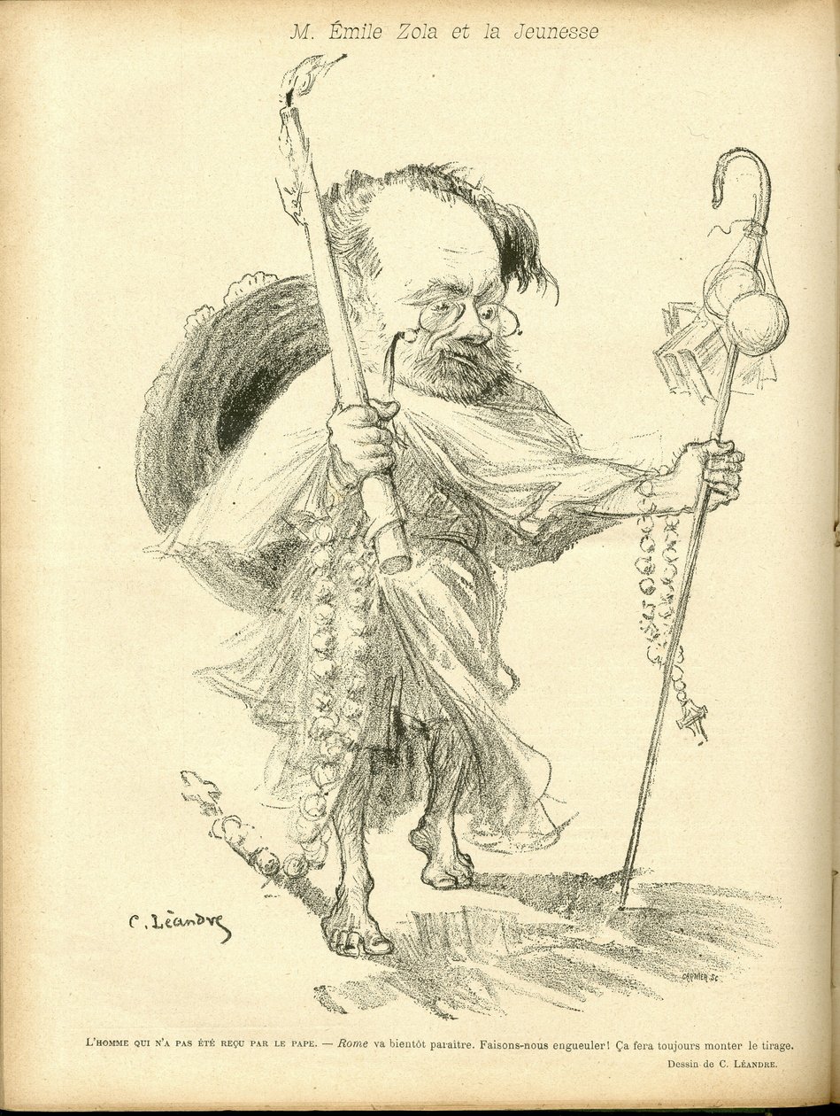 Illustratie van Charles Léandre (1862-1934) in Le Rire door Charles Leandre