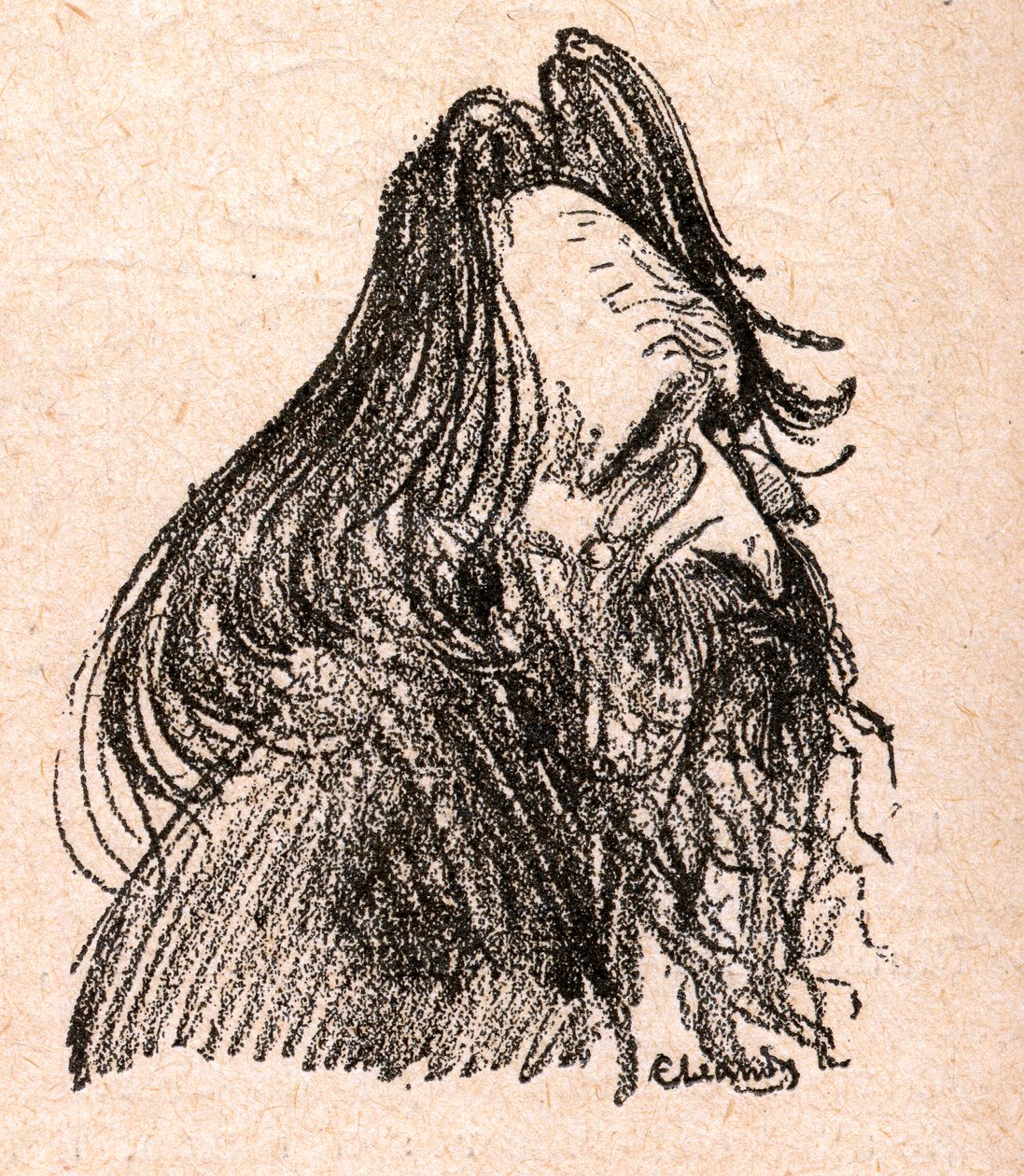 Jules Guesde (1845-1922) Franse politicus - gravure in 