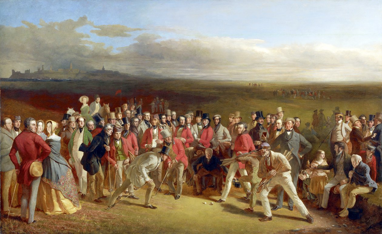 De golfers door Charles Lees