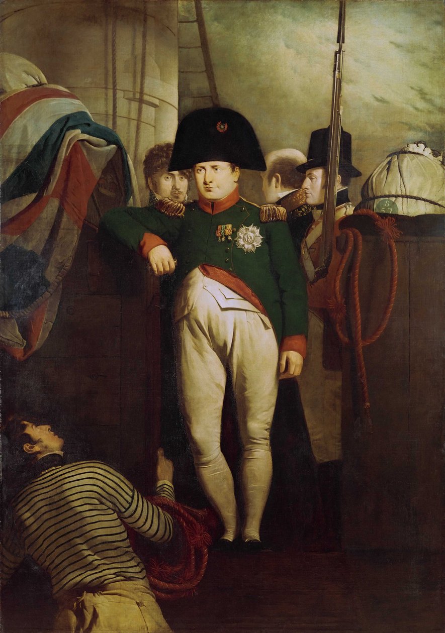 Napoleon Bonaparte aan boord van de 