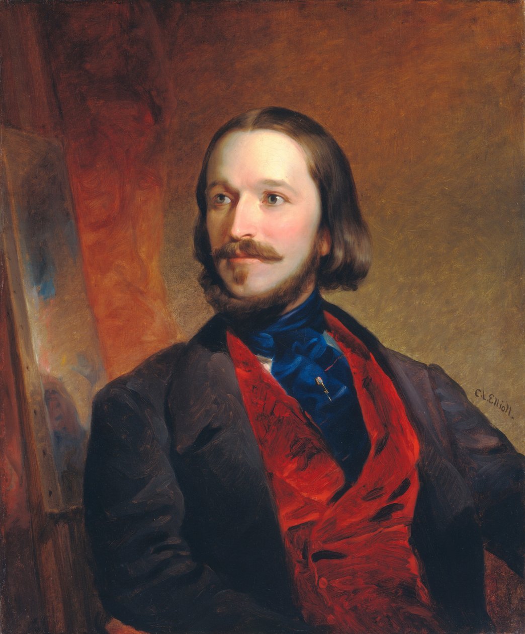 William Sidney Mount, ca. 1850 (olieverf op doek) door Charles Loring Elliott