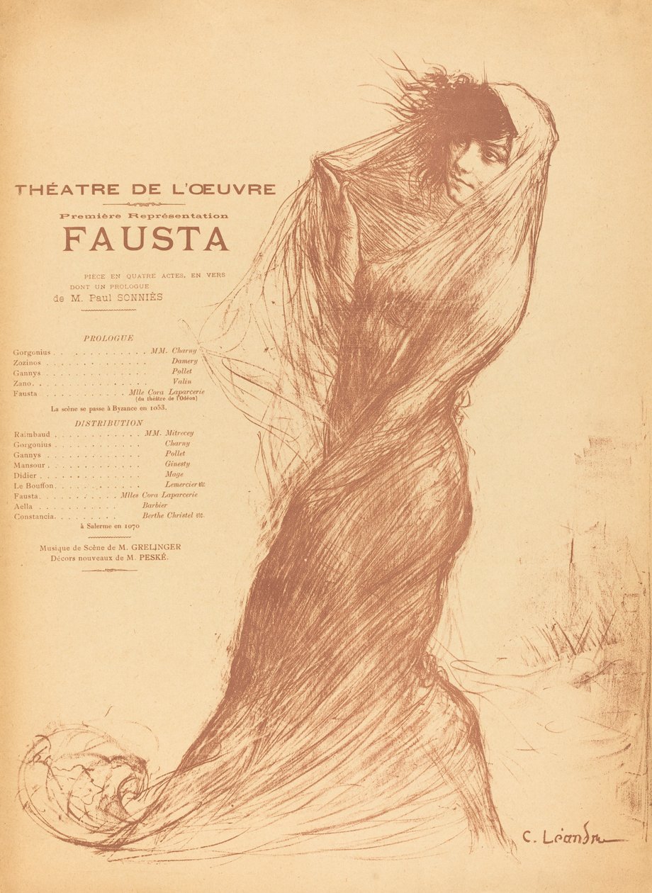 Fausta door Charles Lucien Leandre