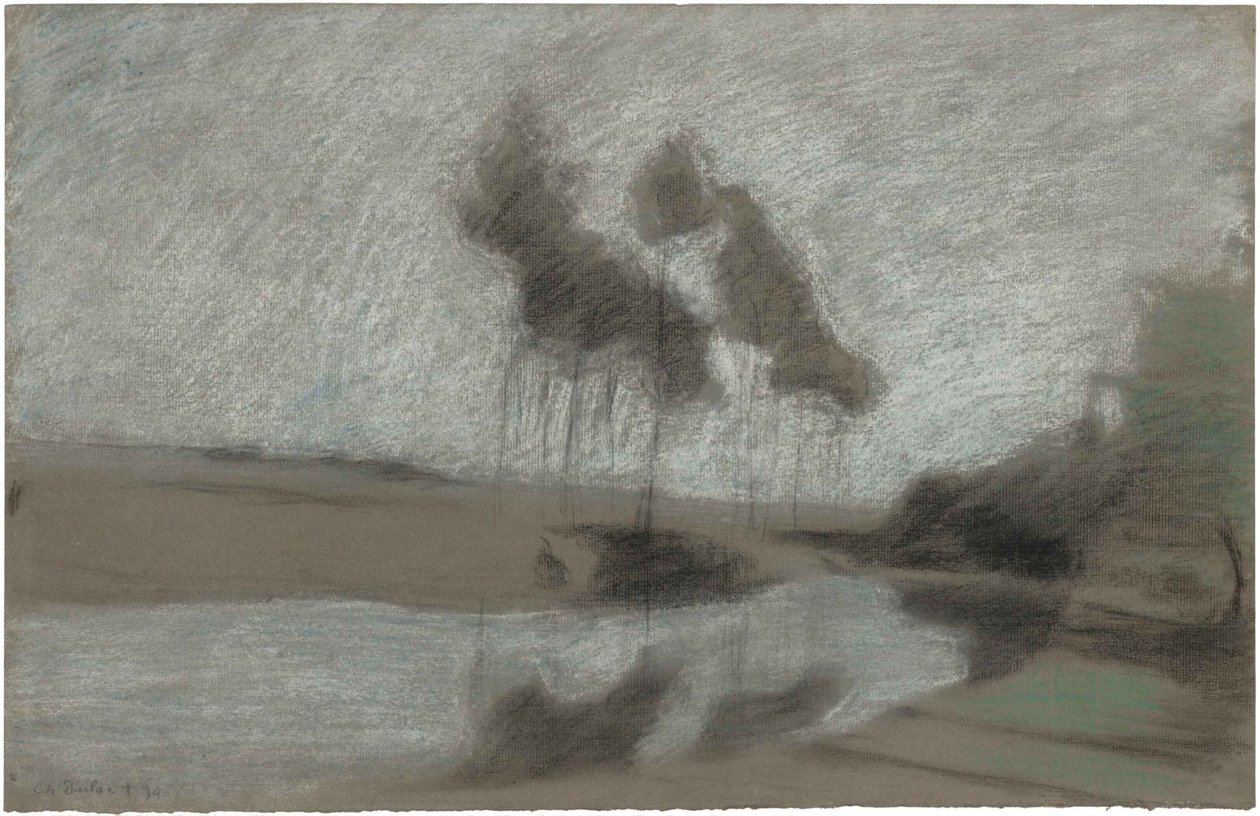 Mystiek landschap, 1894 door Charles Marie Dulac