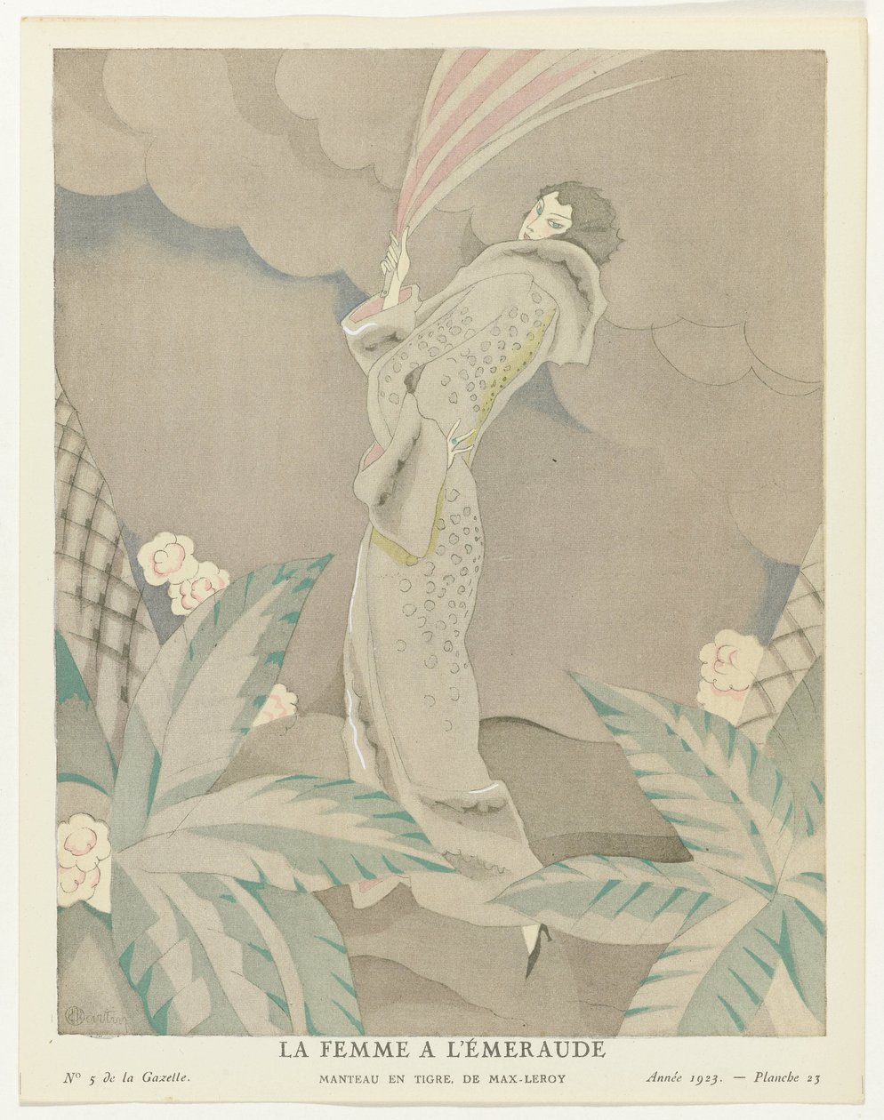 Gazette du Bon Ton 1923, No. 5, Pl. 23: La Femme a l