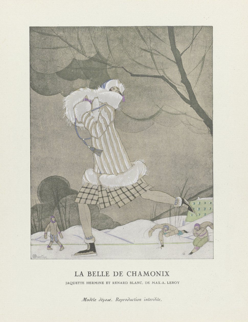 La Belle de Chamonix, pub. 1924 door Charles Martin