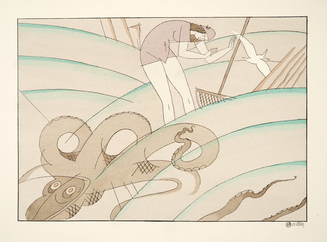 La Pieuvre uit Sports & Divertissements, uitgegeven 1914 door Charles Martin